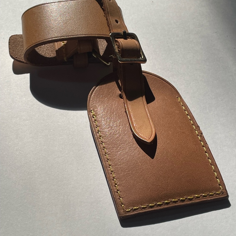 Authentic Louis Vuitton 3 Piece Luggage Tag Set - Picture 15 of 16
